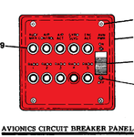 Cessna 210 Interior - Circuit Breaker Panel Assembly - 210M, T210M (1977), 1270092 - 1 - 21B