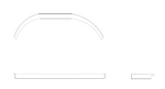 Cessna Interior Rear window trim cover  26-P0414030-2-21B. Premier Aviations 