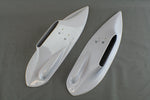 Cessna 150 Landing Gear Fairings (FLAT STEEL GEAR ONLY) (1959-1970) 26-05-80A. Manufactured by Texas Aeroplastics.