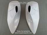 Cessna 150, 152 Brake Cover Fairings (1975-1986) 26-07-80A. Replaces OEM parts: 0441227-1, 0441227-2. Manufactured by Texas Aeroplastics.