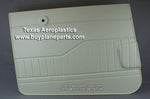 Cessna Door Panels (Set)( 170,170B,172, 175, 180, 182, 185) 30-0715064-80A. Replaces OEM parts: 0715064-4, 0715064-3. Manufactured by Texas Aeroplastics.