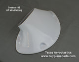 Cessna 182 Strut Fairings (All models up thru 1986) 31-01-80A. Replaces OEM parts: 0723605, 0723612. Manufactured by Texas Aeroplastics.