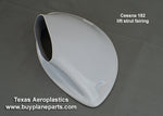 Cessna 182 Strut Fairings (All models up thru 1986) 31-01-80A. Replaces OEM parts: 0723605, 0723612. Manufactured by Texas Aeroplastics.