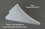 Piper PA-28 and PA-32 forward dorsal fin 60-19-80A. Replaces OEM part number 63517-00. Manufactured by Texas Aeroplastics.