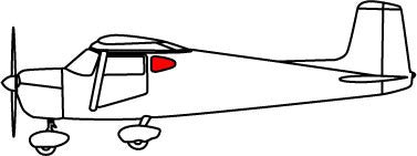 Cessna 120, 140, 150 (Left or Right) Rear Window, 20 - 343 - 18C, 0412145 - 18C