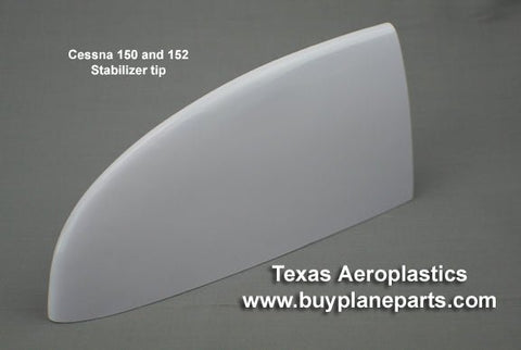 Cessna 150, 152 Horizontal Stabilizer Tips (Left or Right) (1964 - 86) 26 - 08 - 80A, 0430004 - 11 - Texas Aeroplastics