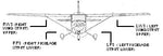 Cessna 150, 152, Lift Strut Fairings (1967 - 1986) 26 - 04 - 80A, 0522150 - 3 - 791, 0522150 - 4 - 791, 0421002 - 1 - 791, 0421002 - 2 - 791 - Texas Aeroplastics