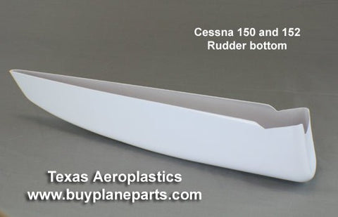 Cessna 150, 152 Rudder Butt (1966 - 86) 26 - 11 - 80A, 0431005 - 1 - Texas Aeroplastics
