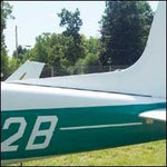 Cessna 150 Straight Tail Forward Dorsal Fin, (150D, 150E) (1964 - 1965), 26 - GF0430004 - 7 - 18D, 0430004 - 7, 0430004 - 7 - 791 - 18D