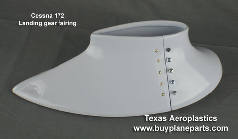 Cessna 172 Landing Gear to Fuselage Fairings (1971 - 86)(includes 172R and 172S models) 28 - 05 - 80A, 1741005 - 239, 1741005 - 240 - Texas Aeroplastics