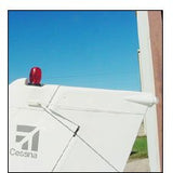 Cessna 172 Rudder Cap (1960 - 1968) 28 - 0531006 - 34 - 80A, 0531006 - 34 - Texas Aeroplastics