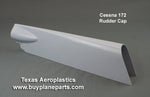 Cessna 172 Rudder Cap (1976 - 1986) 28 - 04 - 80A, 0531006 - 112 - Texas Aeroplastics