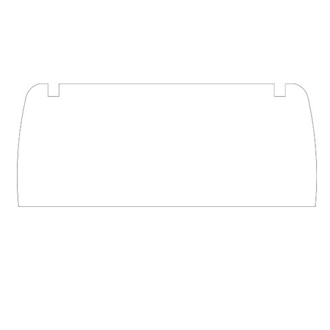 Cessna 182 Interior - Baggage Wall Panel AFT - 182R, T182 (1981 - 1986), 0715089 - 1 - 21B