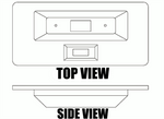 Cessna 182 Interior - Dome Light Skylane Escutcheon - 182P, Q, R, R182, TR182 - 0711779 - 2 - 21B