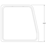 Cessna 182 Interior - Seat Back Trim Assembly LH & RH - 182P, Q, R182, TR182 - 0714023 - 1, 0714023 - 2 - 21B
