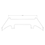 Cessna 206 Interior - Stationair Aft Cabin Molding - U206F, TU206F, U206G, TU206G (1972 - 1986), 1215060 - 1 - 21B