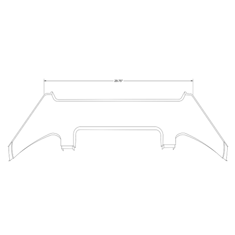 Cessna 206 Interior - Stationair Aft Cabin Molding - U206F, TU206F, U206G, TU206G (1972 - 1986), 1215060 - 1 - 21B