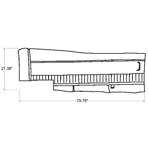 Cessna 206 Interior - Stationair LH AFT Panel - U206F, TU206F, U206G, TU206G (1972 - 1986), 1215043 - 23 - 21B