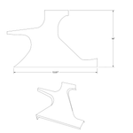 Cessna 206 Interior - Stationair RH Rear Molding - U206F, TU206F, U206G, TU206G (1972 - 1986), 1200656 - 18 - 21B