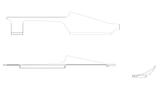 Cessna 210 Interior - “Centurion” Molding ASSY - Aft (Left & Right) 210M, 210N - 1215109 - 21, 1215109 - 22 - 21B