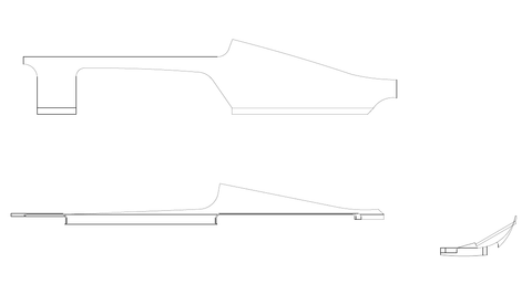 Cessna 210 Interior - “Centurion” Molding ASSY - Aft (Left & Right) 210M, 210N - 1215109 - 21, 1215109 - 22 - 21B