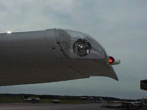 Cessna 210 Wingtips With Landing Lights, Late Model (Set of Two) FAA - PMA - STC, RD - 8000 - 18D