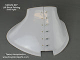 Cessna 337 SkyMaster Strut Fairing (1966 thru 1972) (Set of four), 33 - 06 - 80A, 1412251 - 3, 1412251 - 4, 14121001 - 5, 14121001 - 6 - Texas Aeroplastics
