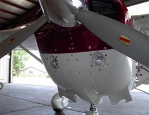 Cessna Single Engine HID Cowl Mount Landing / Taxi Light Kit - 18D