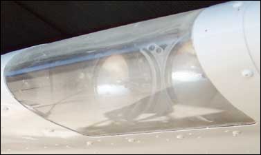 Landing Light Lens, Cessna 140, 150, 170, 172, 175 (20 - 373 - 18C) 0523115 - 5 - 18C
