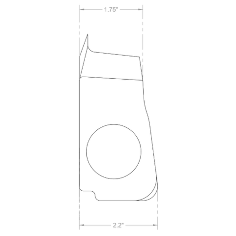 Piper Interior - Cabin Air Outlet Box - PA - 24, 30 - 25574 - 00 - 21B
