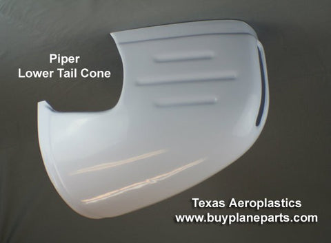 Piper Lower Tail Cone, 60 - 31 - 80A, 66822 - 07 - Texas Aeroplastics