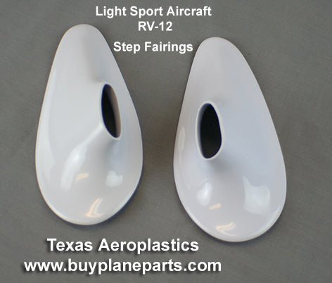 RV - 12, Light Sport Aircraft, Step strut fairing (Set of two) - Texas Aeroplastics